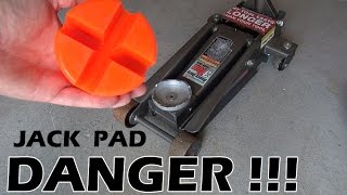 DANGER!! Jack Pad Pinch Weld Adapter