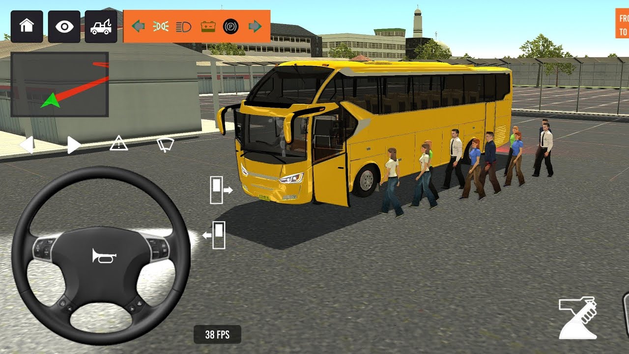 Indonesia Coach bus driving | Euro bus simulator 2026 Android gameplay 