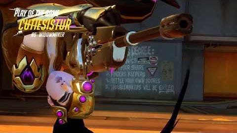 Widowmaker - Play of the Game (CutieSistur) (Junkertown 6v6) [09-19-17]