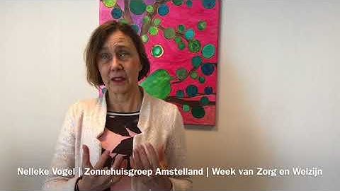 Nelleke Vogel - Zonnehuisgroep Amstelland - Hart voor Zorg en Welzijn actie