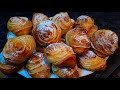 Слоеные пирожки с ореховой начинкой или розочки / Sweet pies with nut filling or roses