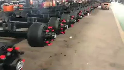 BPW Axle -Germany Type Trailer Spoke Axle 6 hole from Factory Supply