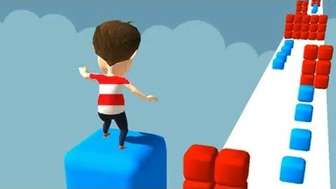 Cube Stacker Surfer 3D New  (Android/Ios) gameplay #3 #shorts