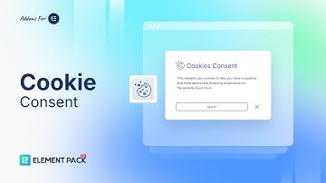 How to Use Cookie Consent Widget by Element Pack in Elementor