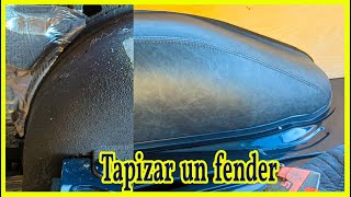 Como tu pudes tapizar un Fender / Guardafandos  TAPICERIA.