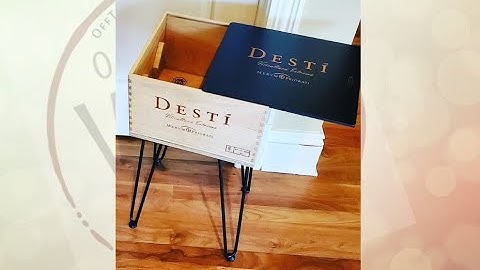 Wine Crate Side Tables by Off the Vine Designs