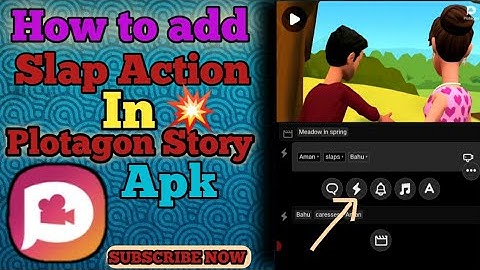 How to add Slap action in plotagon story apk | Technical Mahesh
