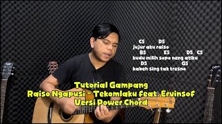 Tutorial Gampang Raiso Ngapusi - Tekomlaku Feat. Ervinsof Versi Power Chord