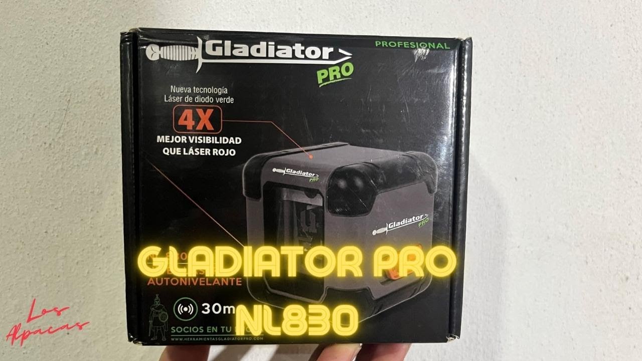 REVIEW NIVEL LASER Gladiator Pro NL830 YouTube