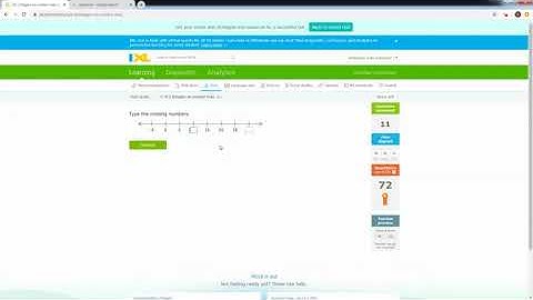 Integers on number lines ixl