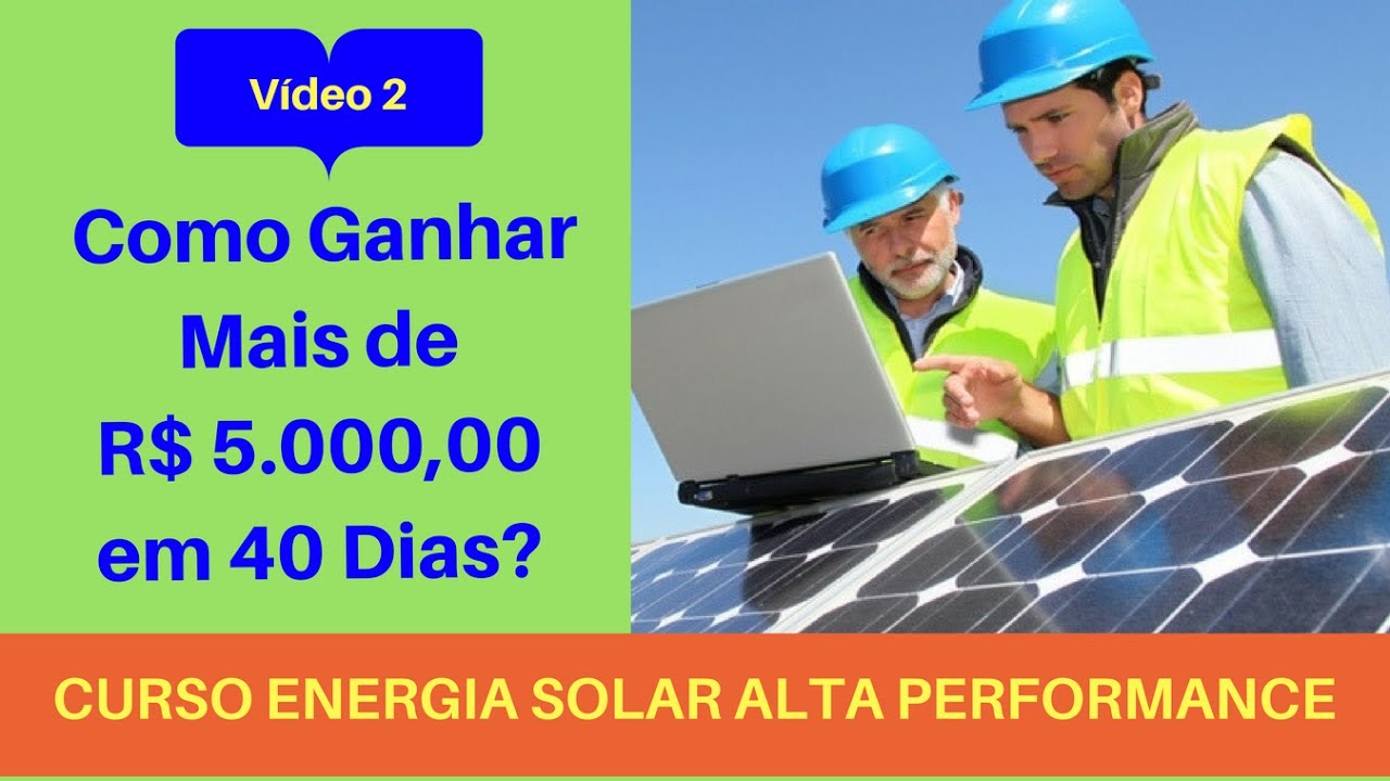 Como GANHAR DINHEIRO como INSTALADOR DE ENERGIA SOLAR