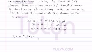 one variable stamp problems 7