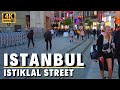 Istanbul Istiklal Street Walking Tour l The Heart of Istanbul l October 2021 Turkey [4K UHD]