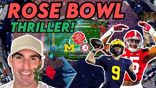 2024 Rose Bowl College Football Playoff Showdown: Michigan vs Alabama Epic Overtime Thriller