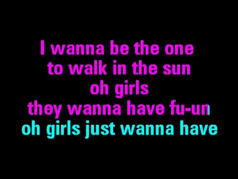 Girls Just Want To Have Fun Cyndi Lauper Karaoke - You Sing The Hits