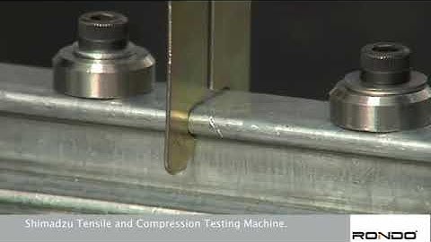 How Rondo Tests their products  Shimadzu Autograph Tensile Testing  / Universal Testing Machines
