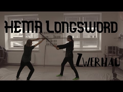 HEMA LONGSWORD technika zwerhau základy šermířských technik