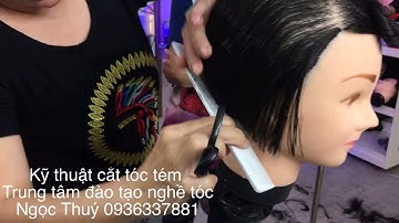 🌹 Học cắt tóc tém dài cơ bản,công ty đào tạo nghề tóc ngọc thuý .0936337881
