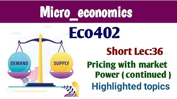 Eco402 short lecture:36 | Eco402 lesson:36 | learn with Mdm | best short lectures |
