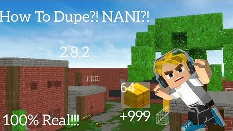How To Dupe In BlockMan Go SkyBlock!!! 2.8.2  100% Real!!!