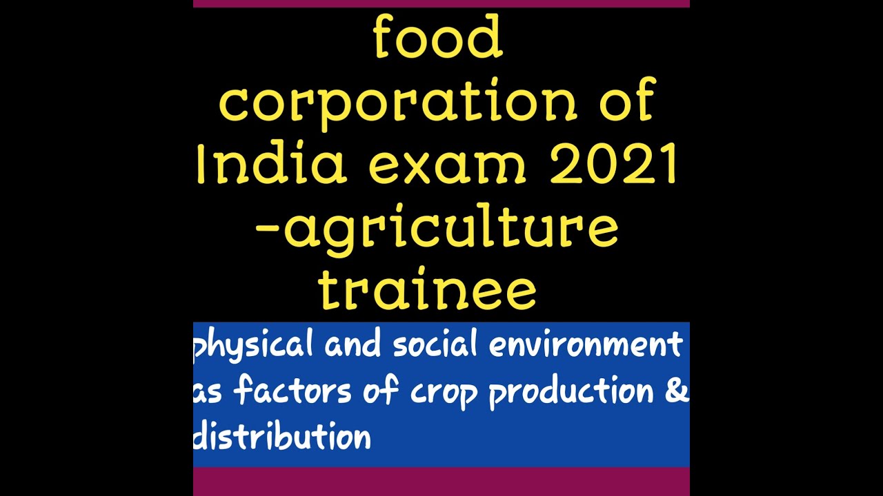 Animal husbandry#Economics of Animal Rearing#Food Corporation of India#upsc  agriculture optional# - YouTube
