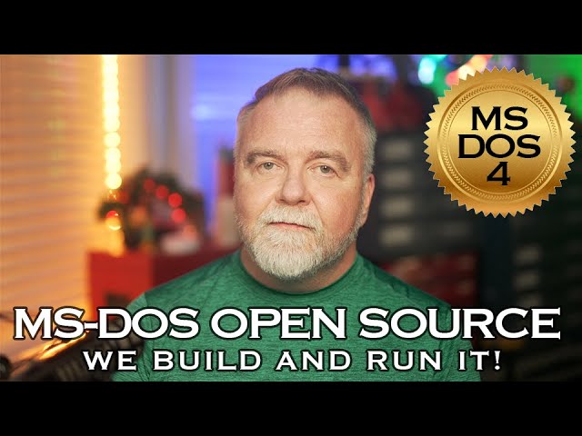 MS-DOS has been Open-Sourced!  We Build and Run it!