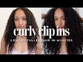 Easy Curly Hair Extensions Install &amp; Routine ft. Curls Queen for 3A/3B Curls| Longer Hair Routine