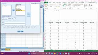 The Use of IBM SPSS in Computing Multiple Response Data Set
