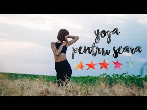 Yoga pentru seara | pentru insomnie si stres ♡ Yoga cu Simona