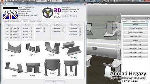 3D Modeling of a Pressure Vessel by using Autodesk Inventor, iLogic Abbott Part1
