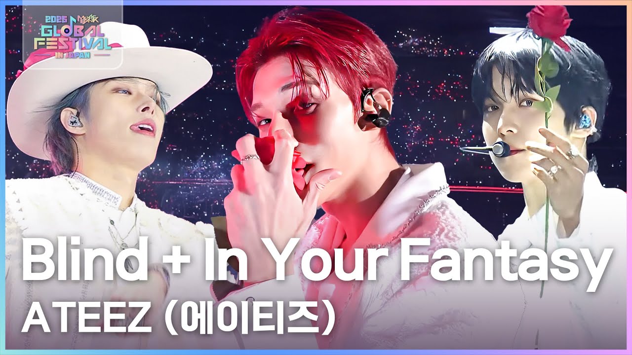 Blind + In Your Fantasy - ATEEZ (에이티즈) [2025 뮤직뱅크 글로벌페스티벌 IN JAPAN] | KBS 251230 방송