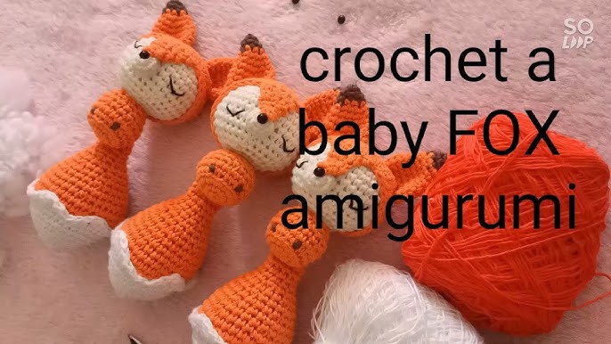 JikoIiving Knitted Diy Fox Doll- Crochet Kit Include Pattern, Yarn, Crochet  Hook, Stuffing and Knitting Needles 