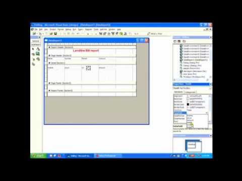 data reports using VB 6