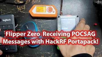 📟 Flipper Zero as a Pager: Receiving POCSAG Messages with HackRF Portapack! 🛰️