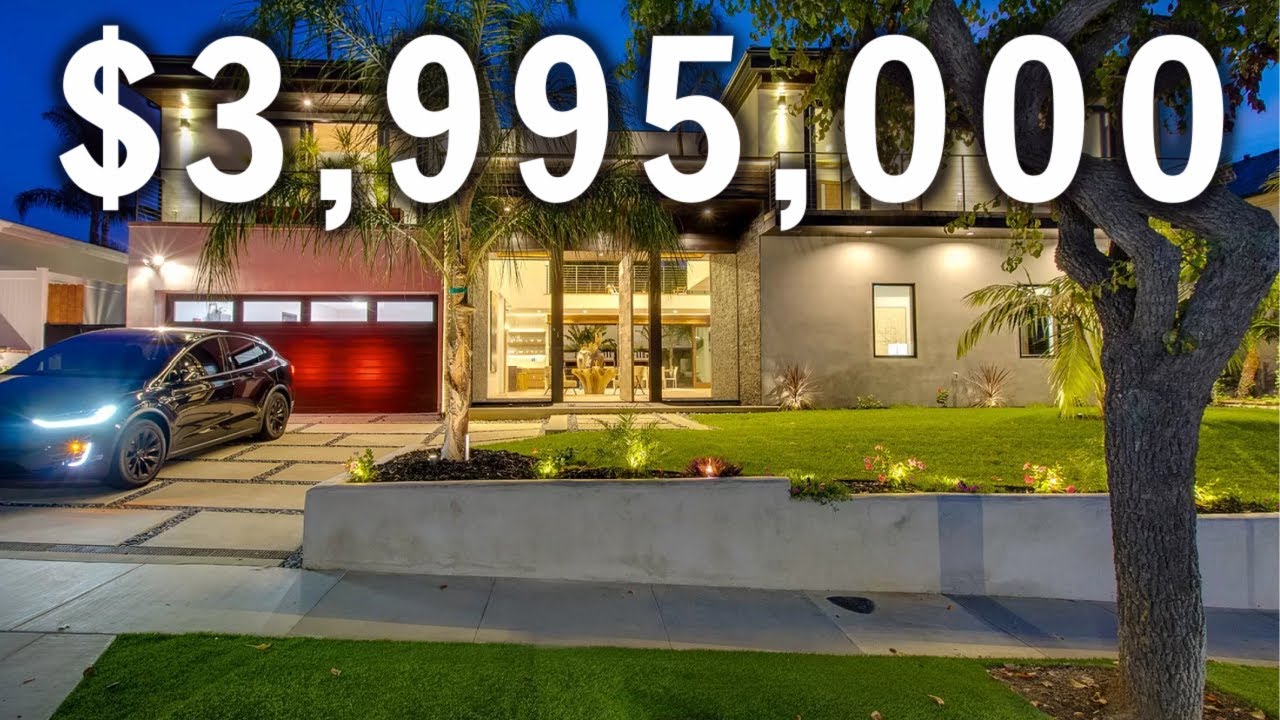 INSIDE A $3,995,000 MODERN MANSION with an INDOOR TREEHOUSE | California Mansion Tour