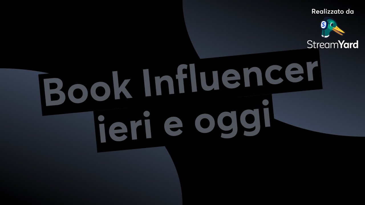 Book Influencer ieri e oggi - YouTube