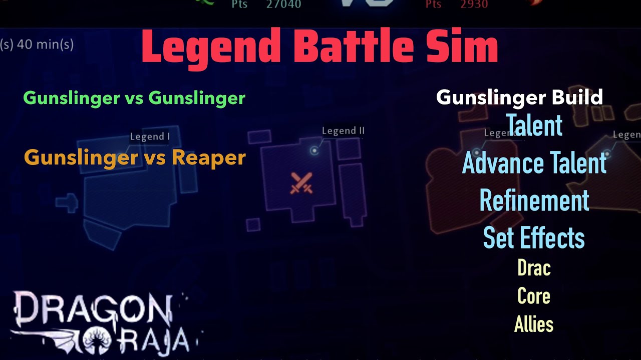 Dragon Raja - Legend Battle Sim and Gunslinger Build