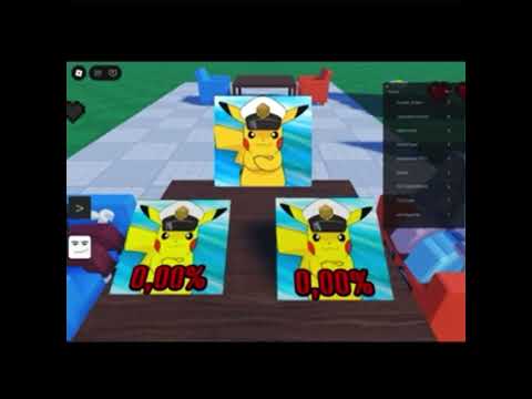 Playing guess the character color on Roblox 