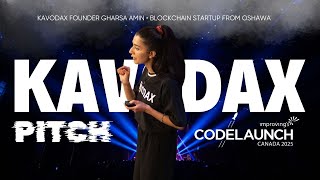 Kavodax | Winning Startup Pitch at CodeLaunch Canada 2025