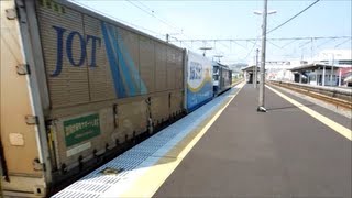 JR貨物 EF210-149号機[吹] 貨物列車7053レ【爆走＆ファンサービス有り♪】