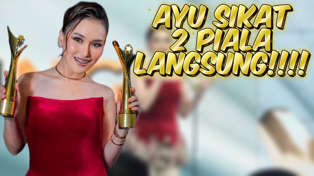 AYU TING TING DAPAT 2 PIALA DI ANUGERAH DANGDUT INDONESIA!!!