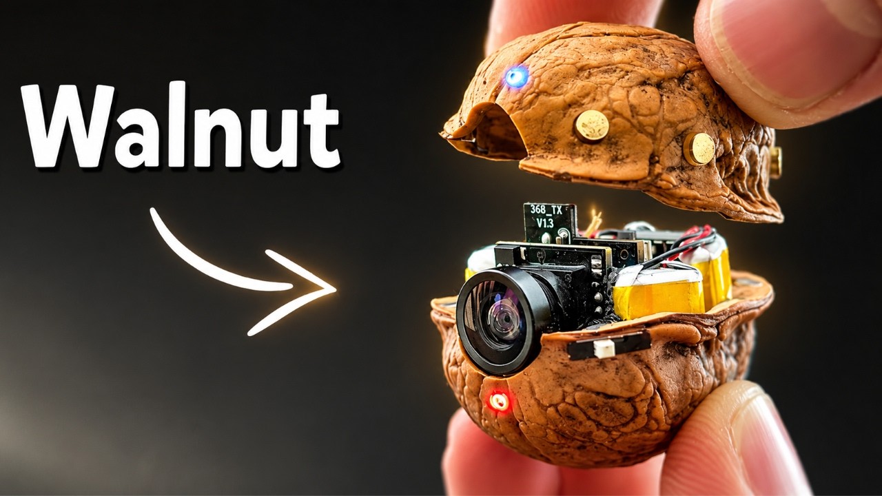This Looks Like a Walnut… But It's Actually a Camera