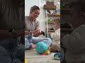 First time my baby touches slime