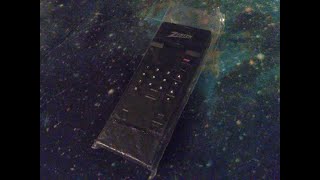 Testing a new old stock Zenith TV remote control
