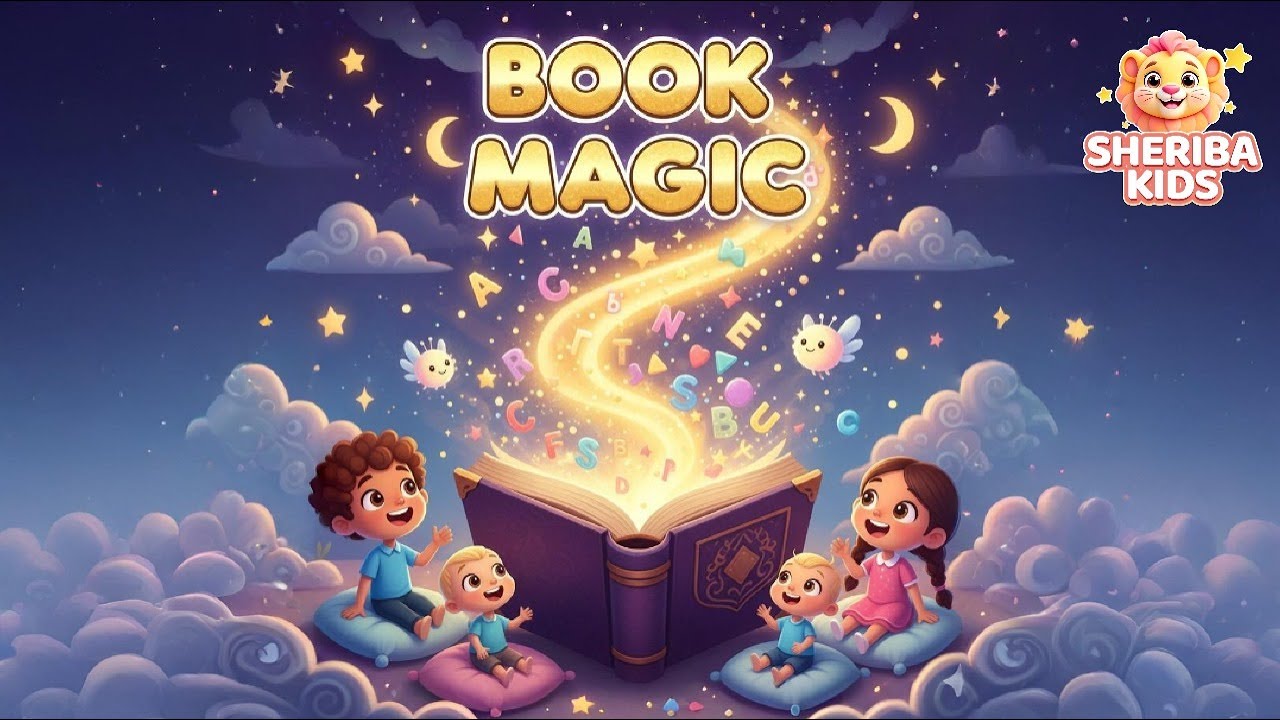 Books Magic | Reading and Learning Story for Kids | Sheriba Kids - YouTube