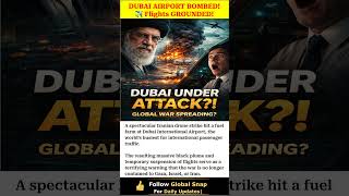 DUBAI AIRPORT BOMBED!  #DubaiAttack #MiddleEastWar #TravelAlert #iranconflict #geopolitics