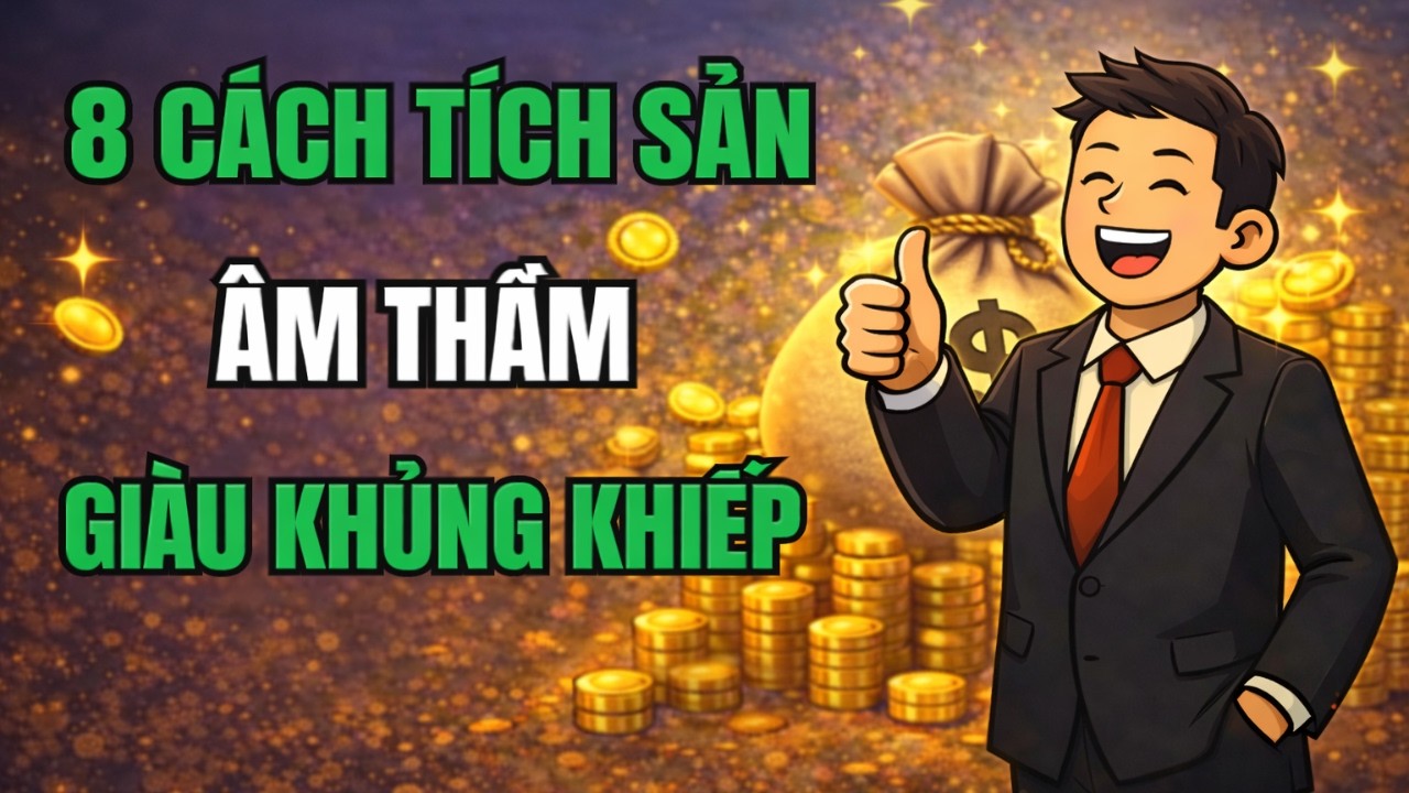 SỰ THẬT: 8 CÁCH TÍCH SẢN ÂM THẦM KHIẾN NGƯỜI GIÀU NGÀY CÀNG GIÀU – KHÔNG AI NÓI RA