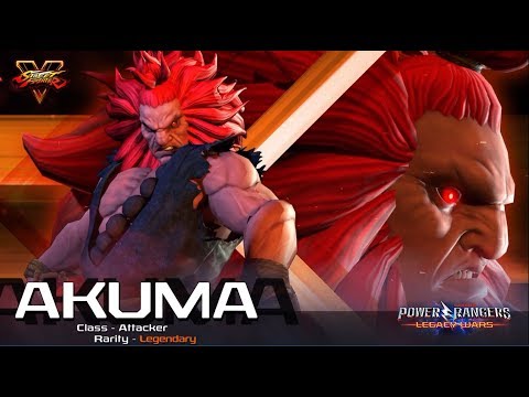 Power Rangers: Legacy Wars (Street Fighter) Akuma (Moveset)