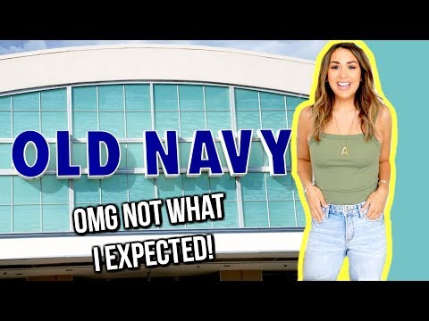 WEARING ONLY OLD NAVY FOR A WEEK | ALEXANDREA GARZA