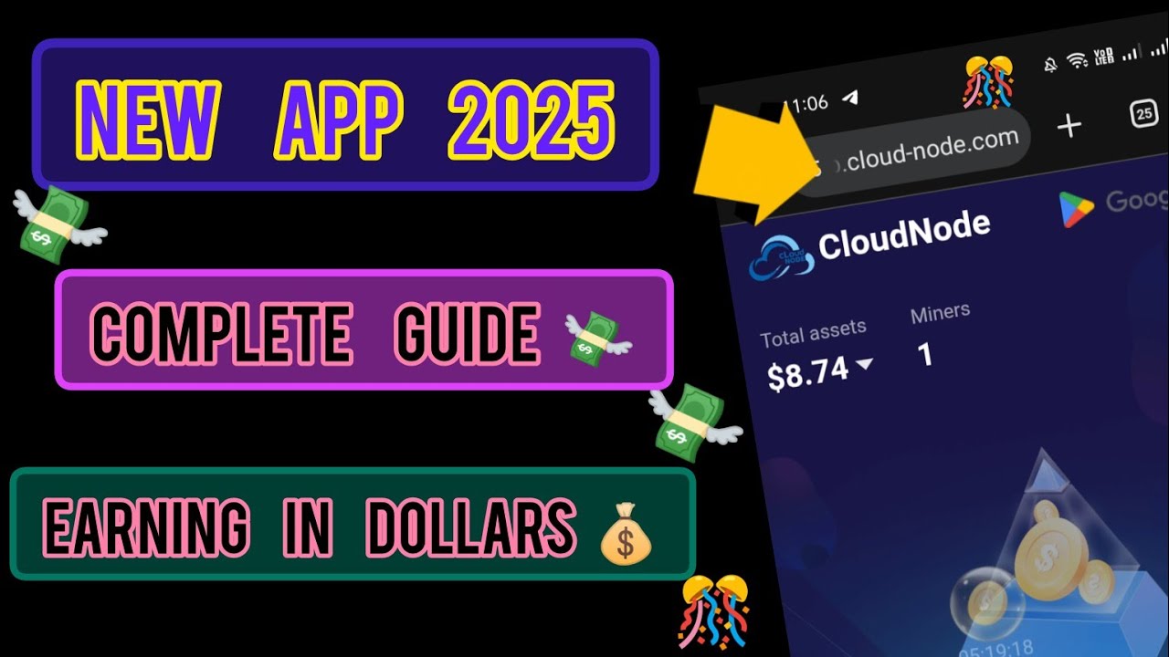 Cloudnode App Guide | Earn Money 💰 Online | Best Earning App 2025 🤑💸 ...